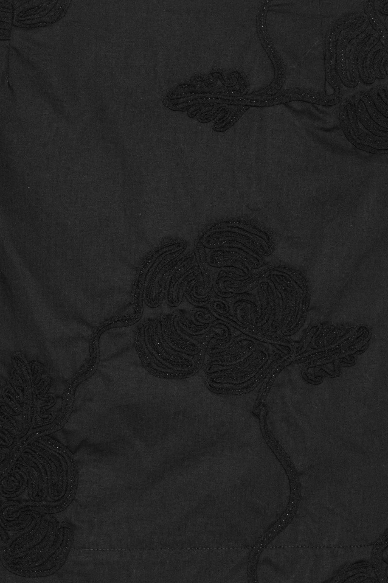 ROTATE Cotton mini skirt Black