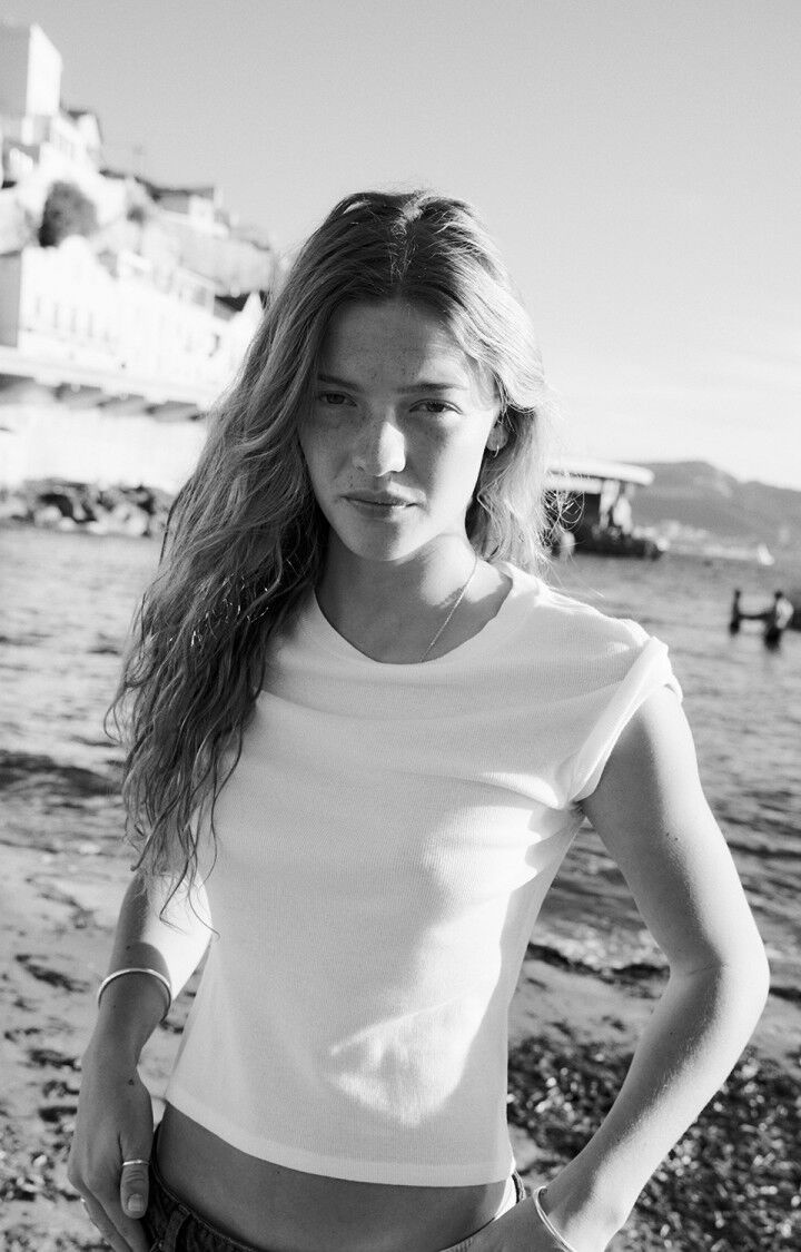 American Vintage SUL02BE T-shirt Blanc