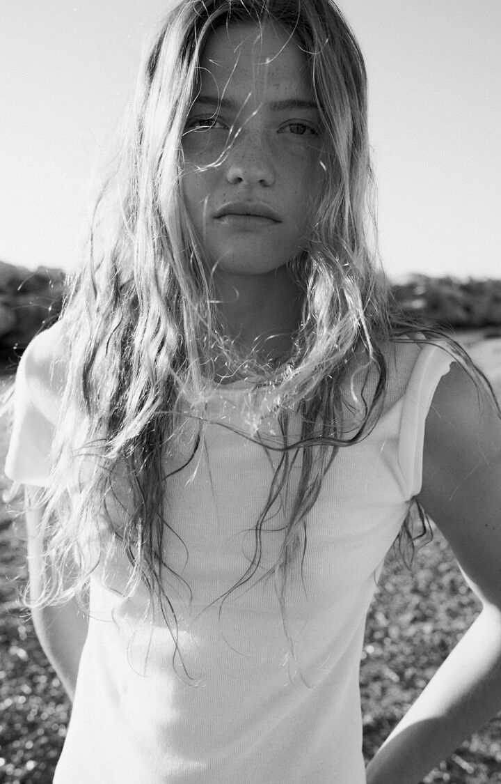 American Vintage SUL02BE T-shirt Blanc