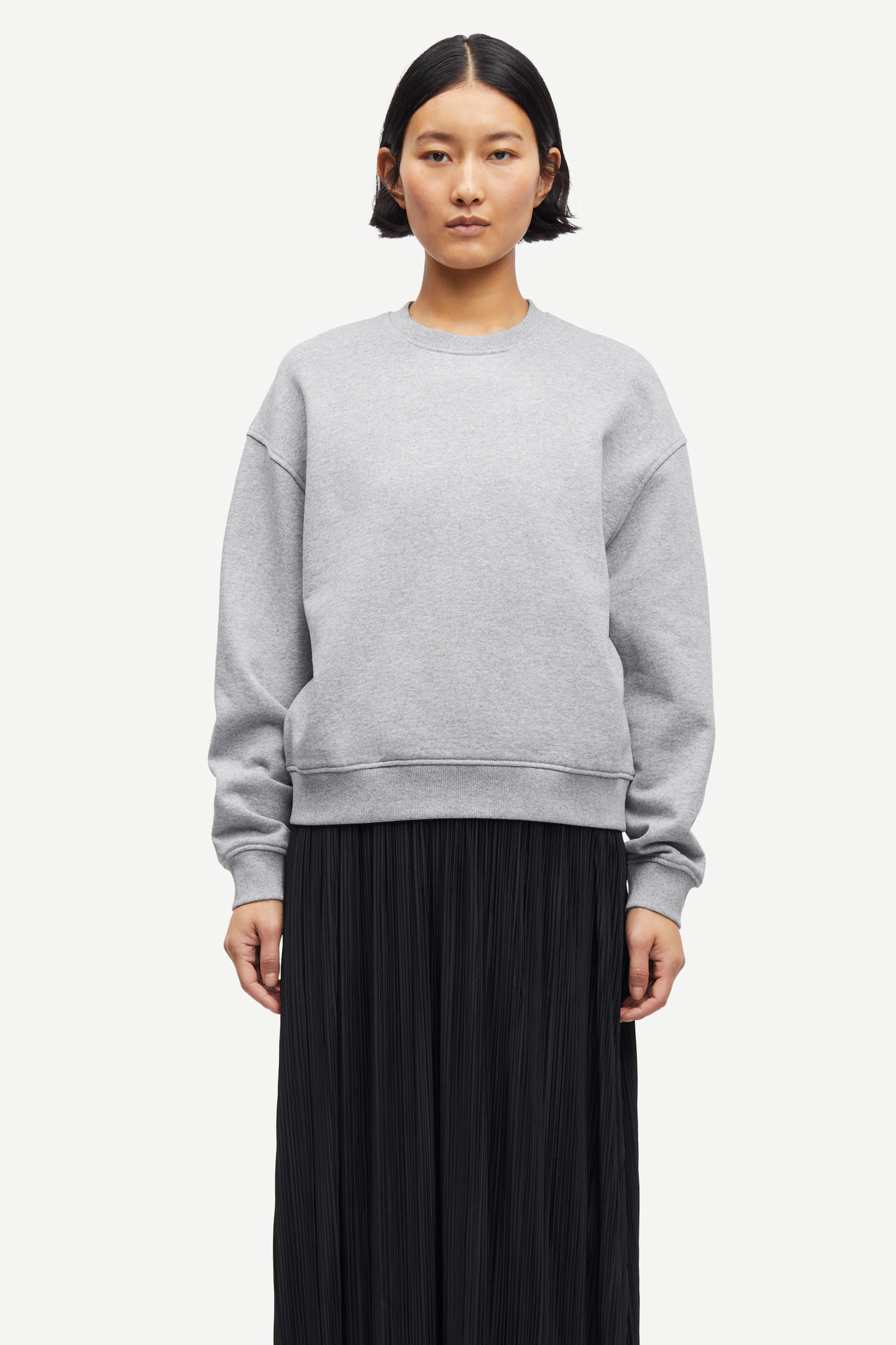 Samsoe Samsoe Savan sweat grey melange