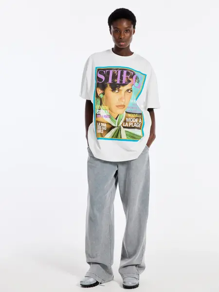 Stieglitz Josephine oversized T-shirt White
