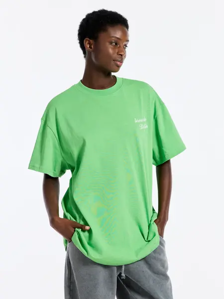 Stieglitz Salene oversized T-shirt Green