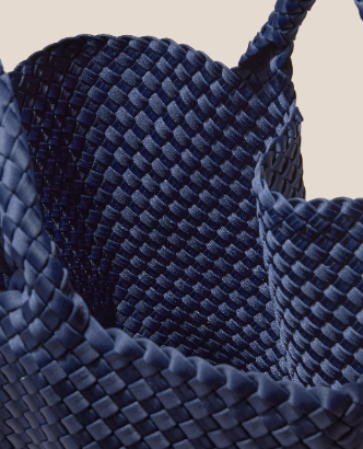 Naghedi St Barths medium tote Ink blue