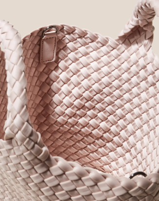 Naghedi St Barths small tote Shell pink