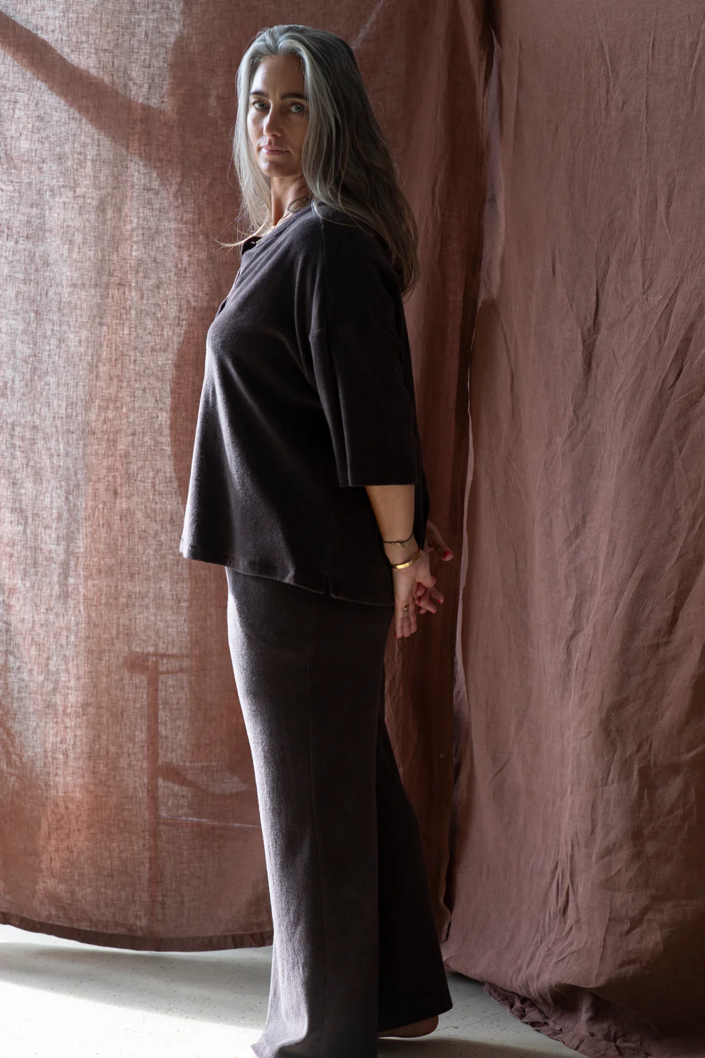 BONGUSTA Naram pants Coffee