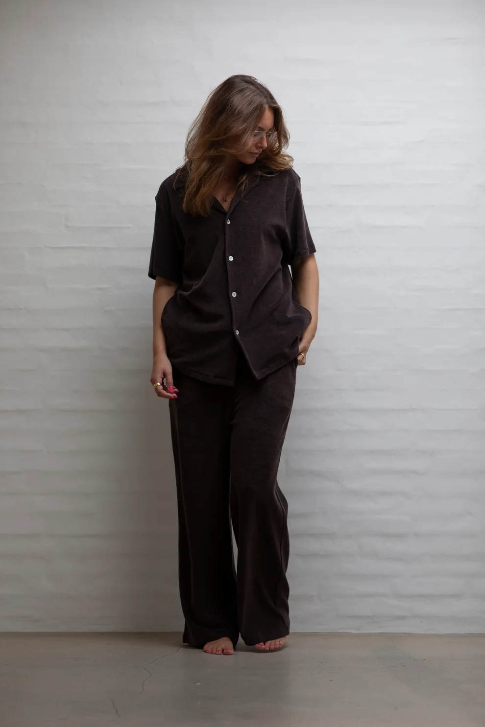 BONGUSTA Naram pants Coffee