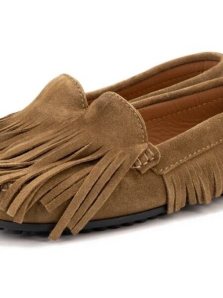 Toral Otoe fringed loafer Khaki