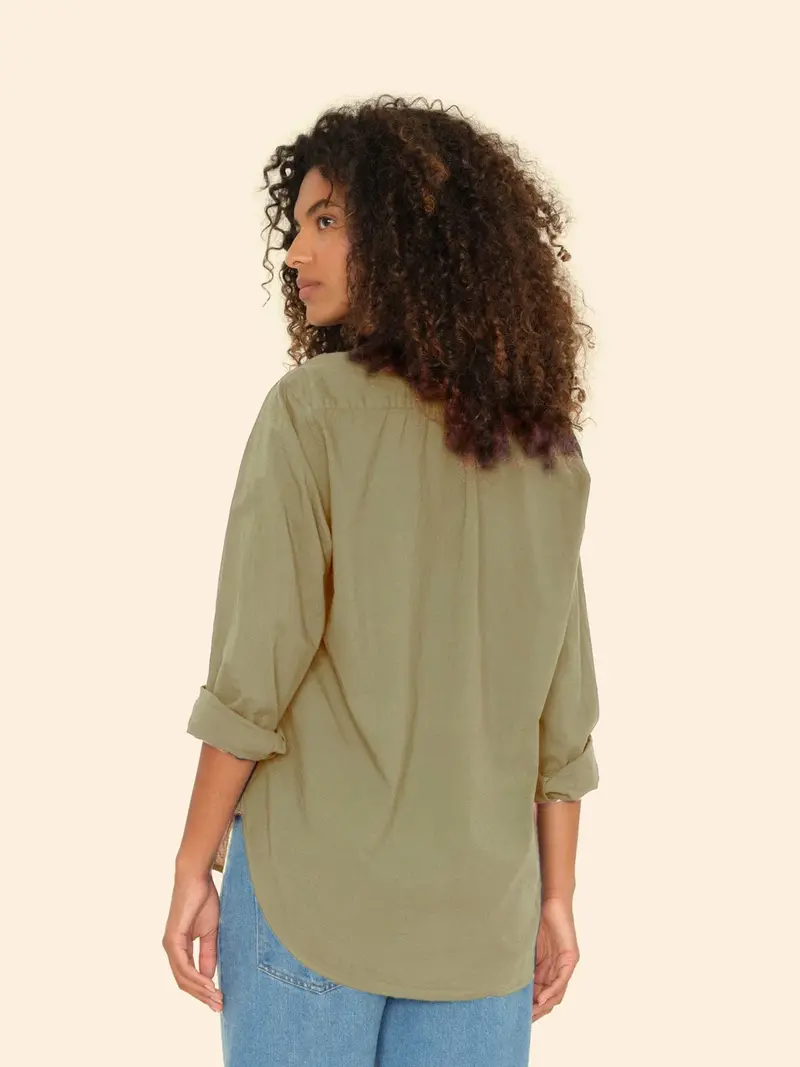 Xirena Beau shirt Dark seagrass