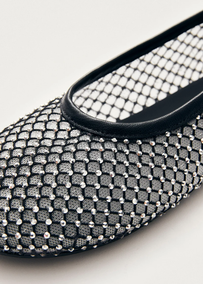 Alohas Lorain ballet flats mesh Glow black