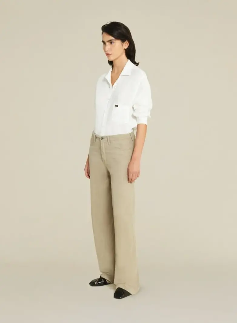 Lois Skater loose linen pants Light nomad