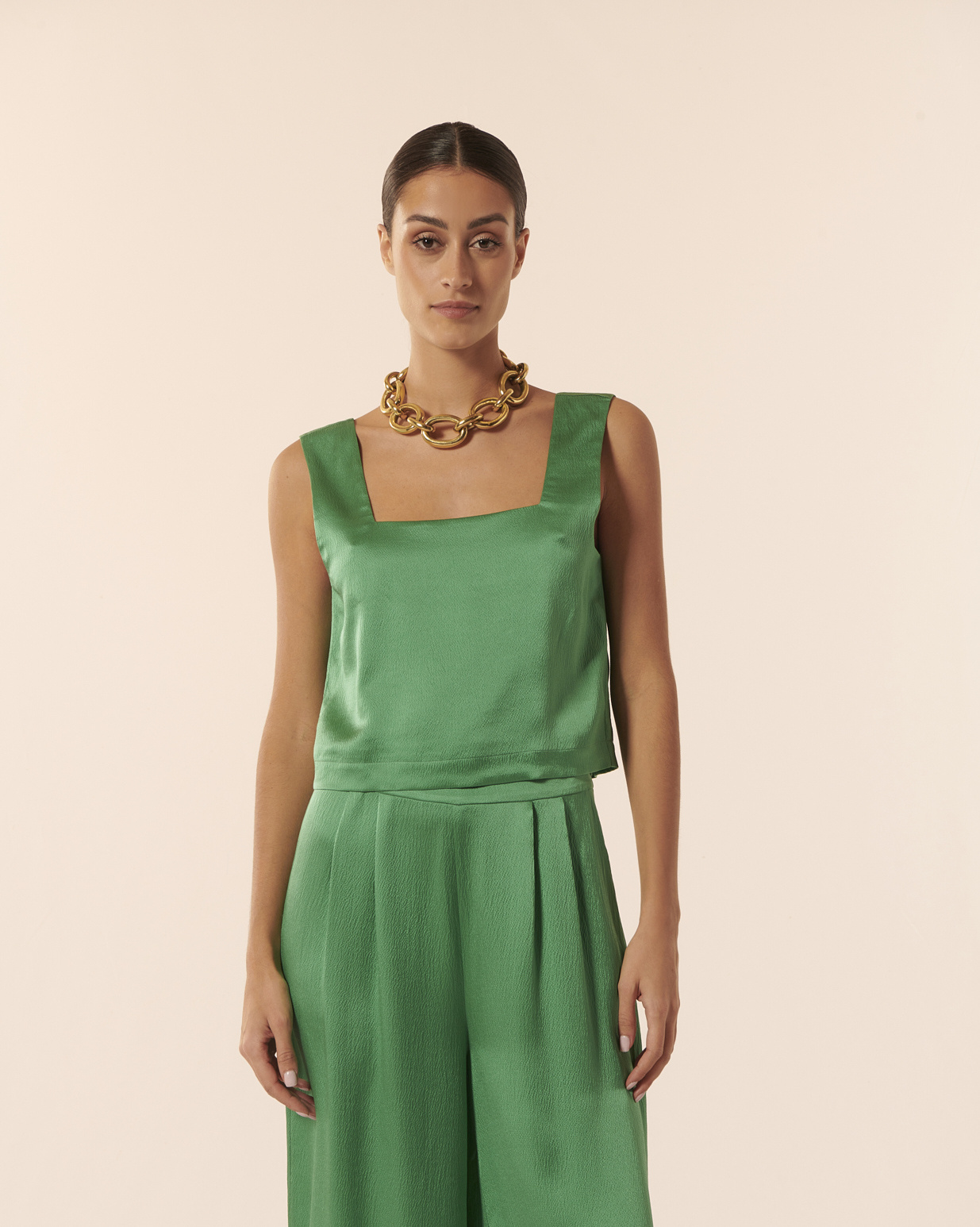 KARMA KOMA Texas silk top Jade