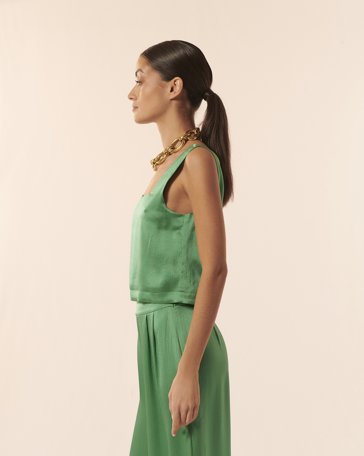 KARMA KOMA Texas silk top Jade