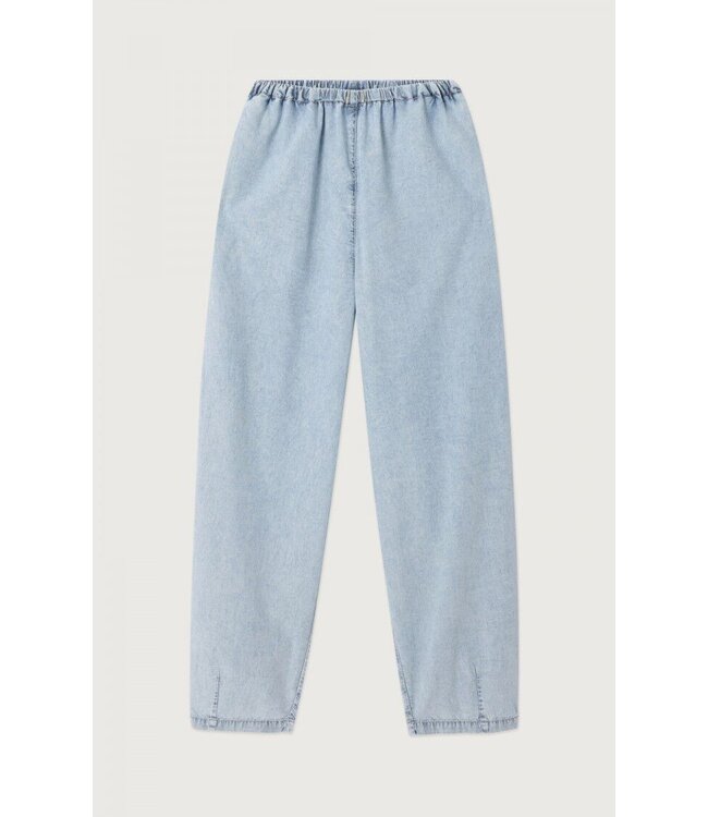 American Vintage PAY10BE pants Blue snow