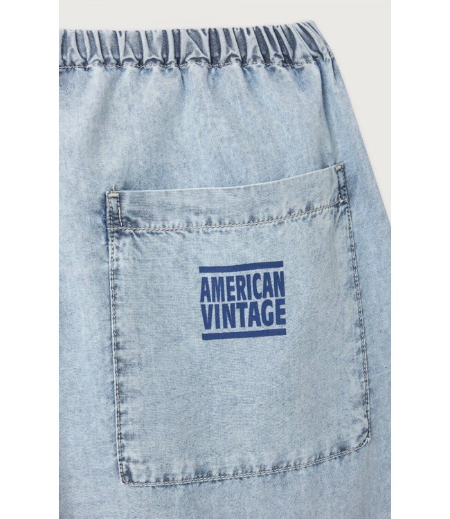 American Vintage PAY10BE pants Blue snow