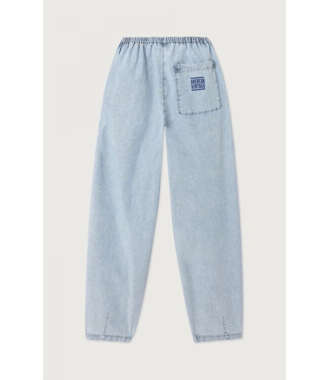 American Vintage PAY10BE pants Blue snow
