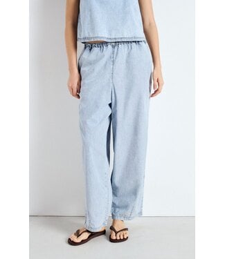 American Vintage PAY10BE pants Blue snow