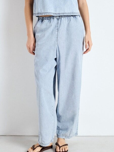 American Vintage PAY10BE pants Blue snow