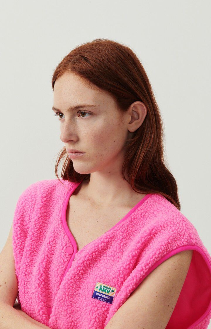 American Vintage HOK16BE Vest Pink acid chine