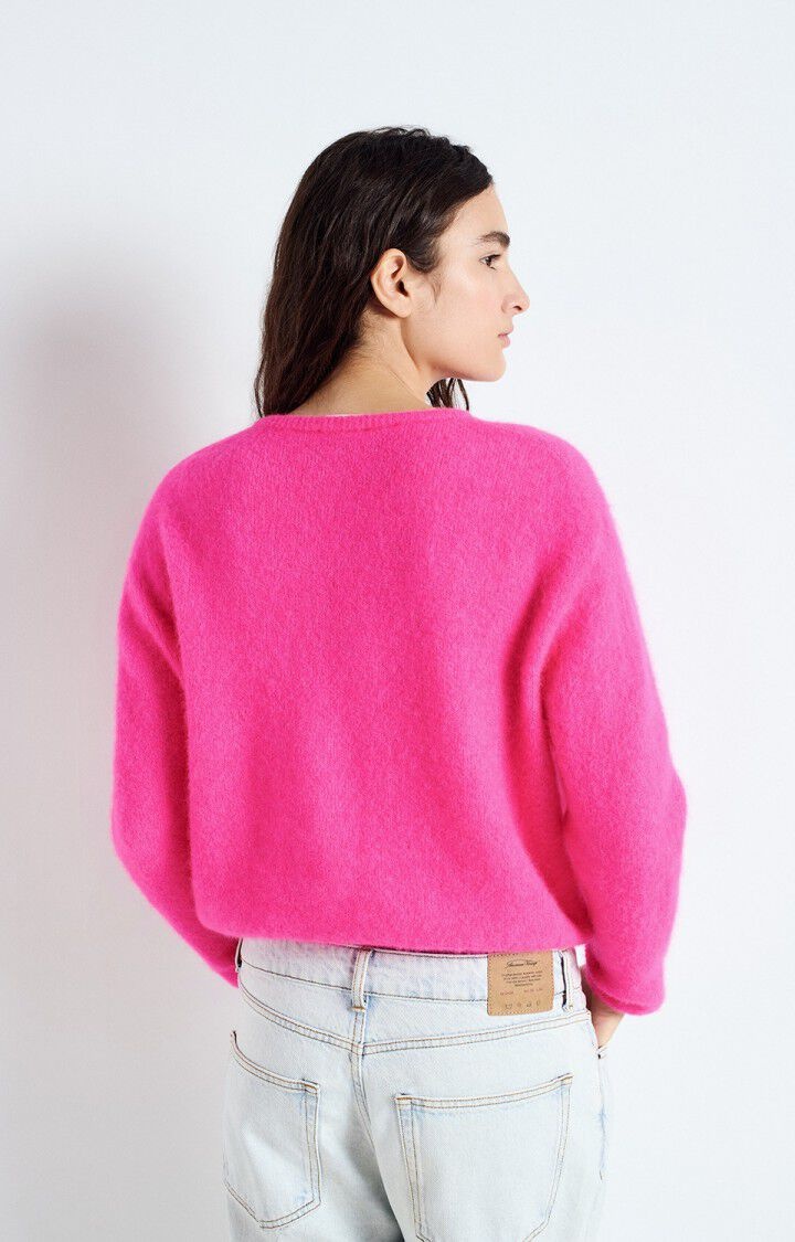 American Vintage VITO19EE vest Rose fluo chine