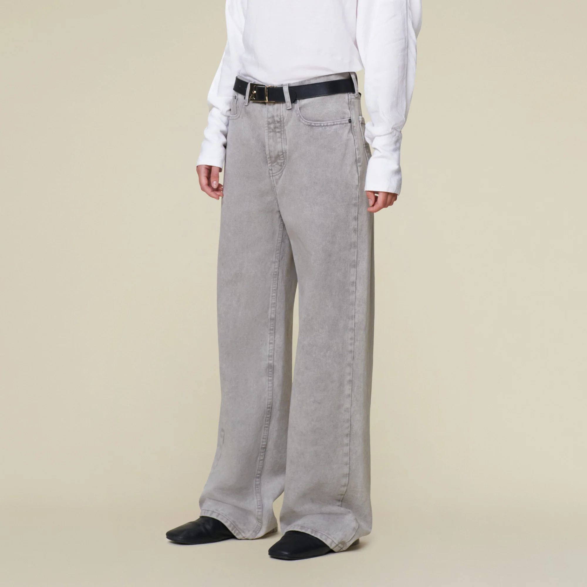 Lois Skater loose jeans Grey snow