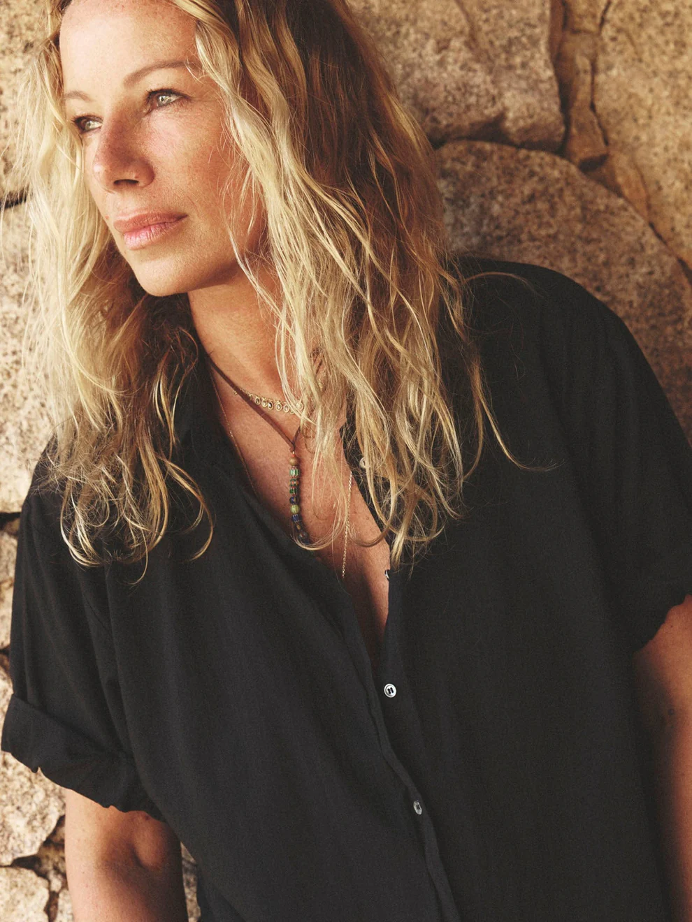 Xirena Channing shirt Black