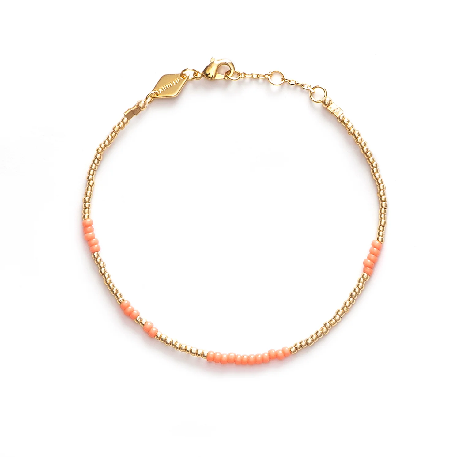 Anni Lu Asym armband  Peach