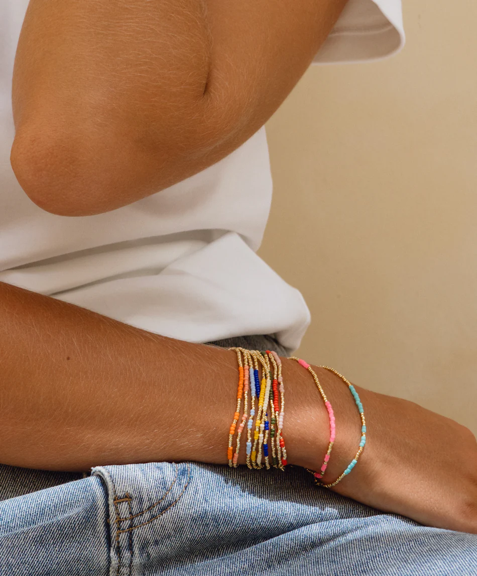 Anni Lu Asym armband Pink