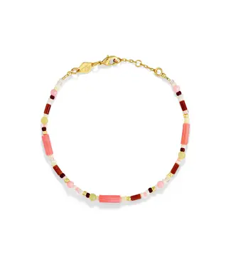 Anni Lu Candyfloss armband Teaberry
