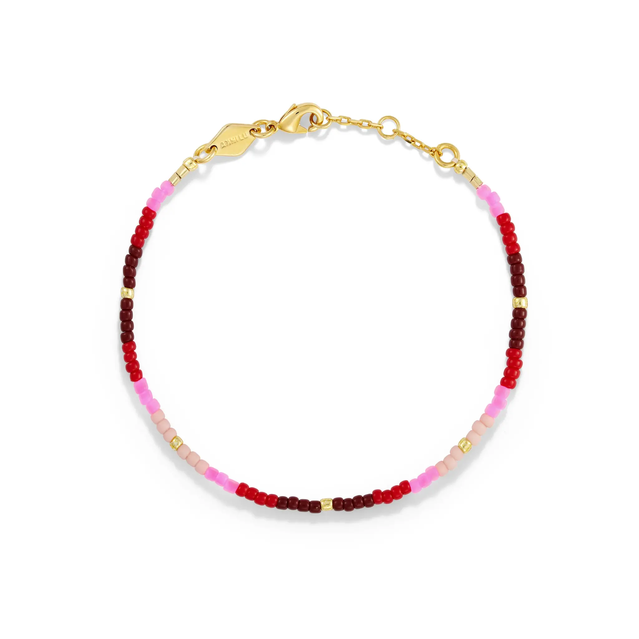 Anni Lu Tie dye armband Berry