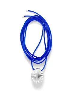 Anni Lu Shell on a string ketting Silver