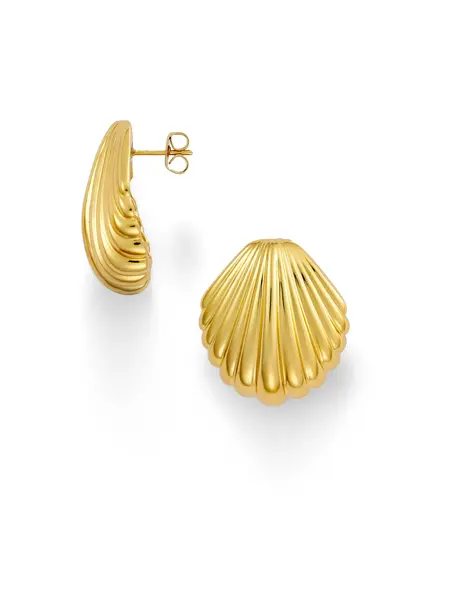 Anni Lu Ocean treasure oorbellen Gold