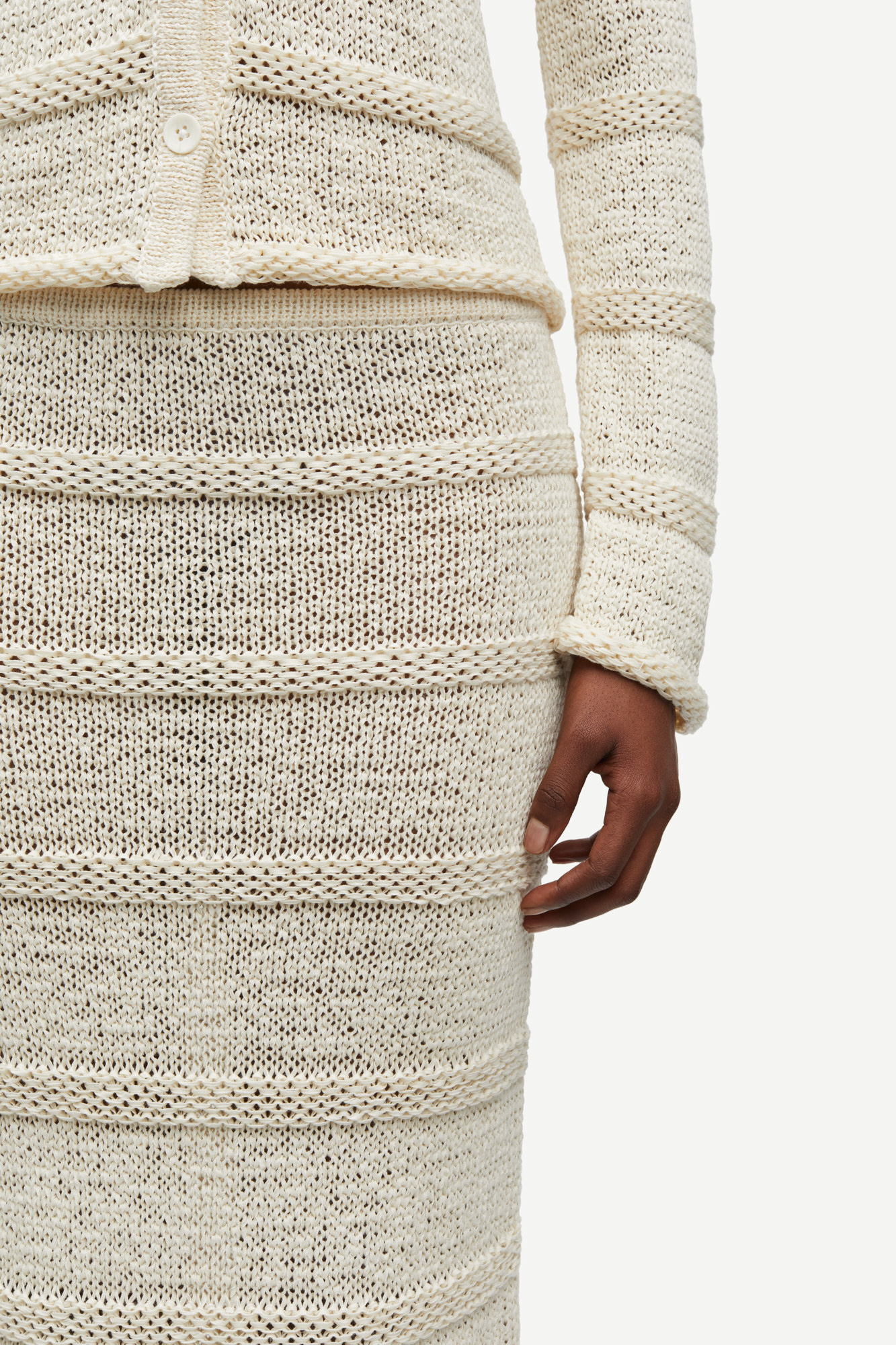 Samsoe Samsoe Sanettie skirt Egret