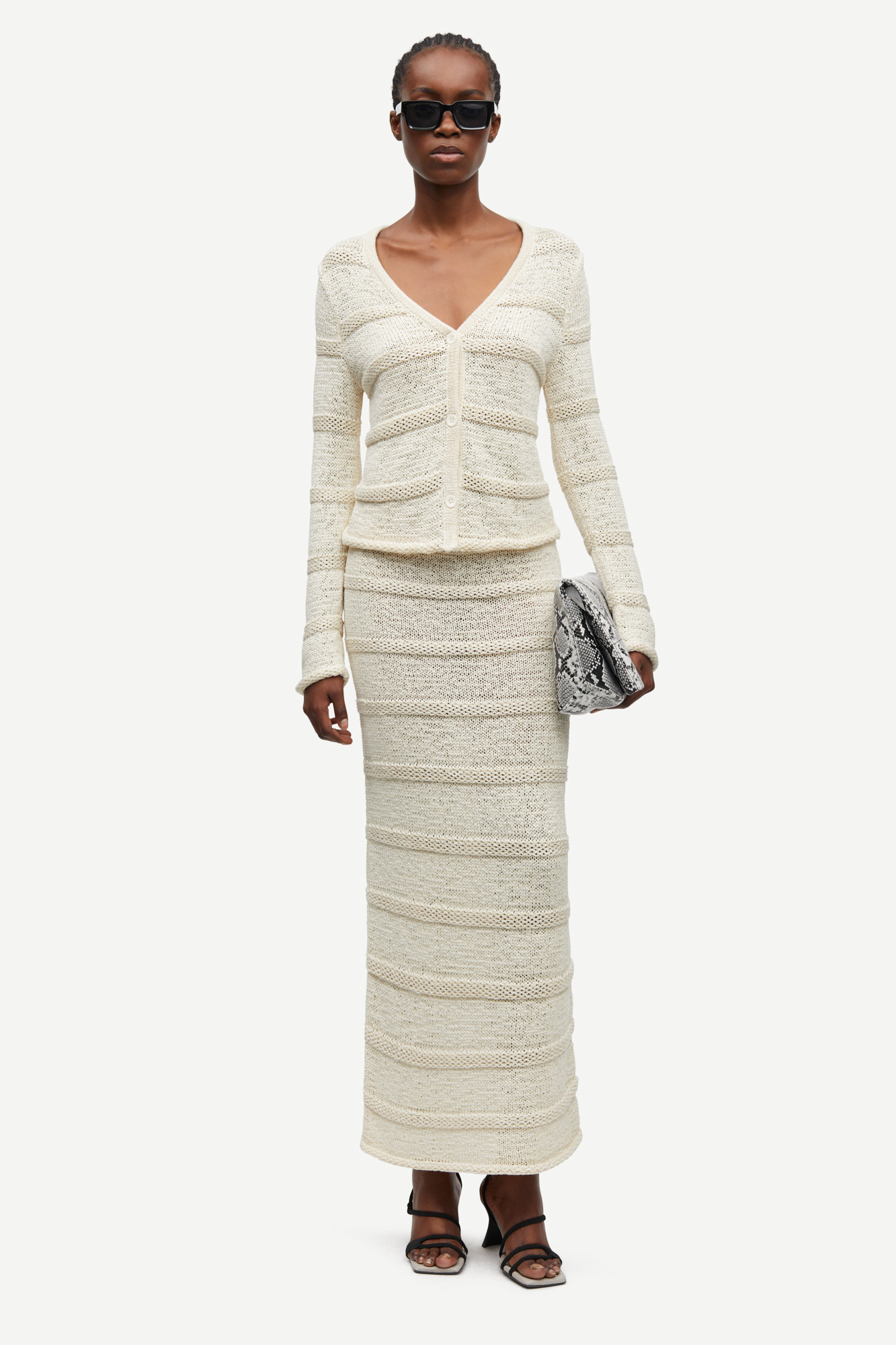 Samsoe Samsoe Sanettie skirt Egret