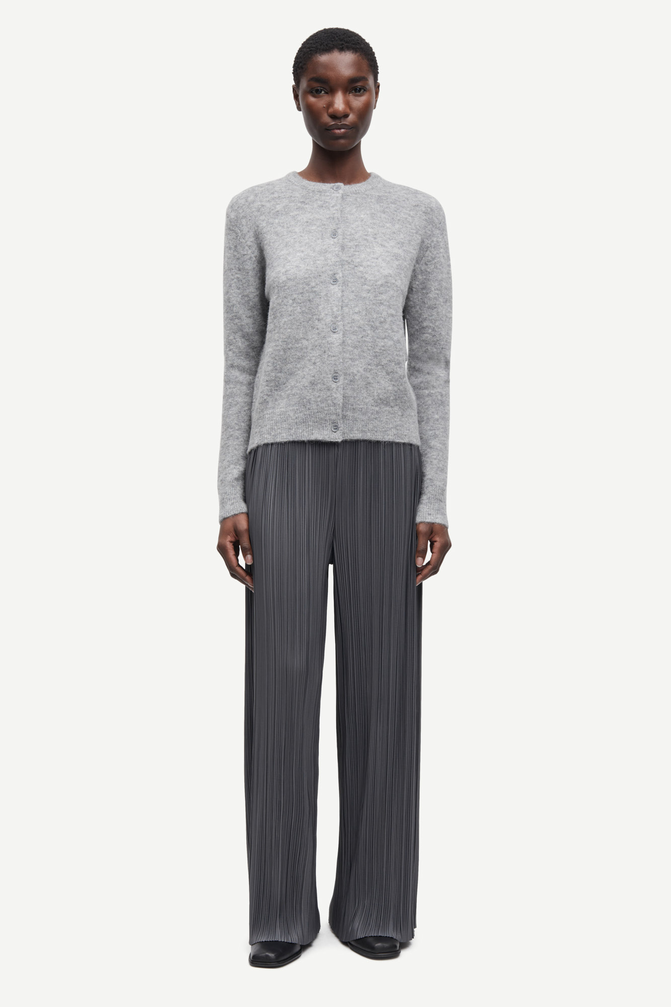 Samsoe Samsoe Uma trousers Gray pinstipe