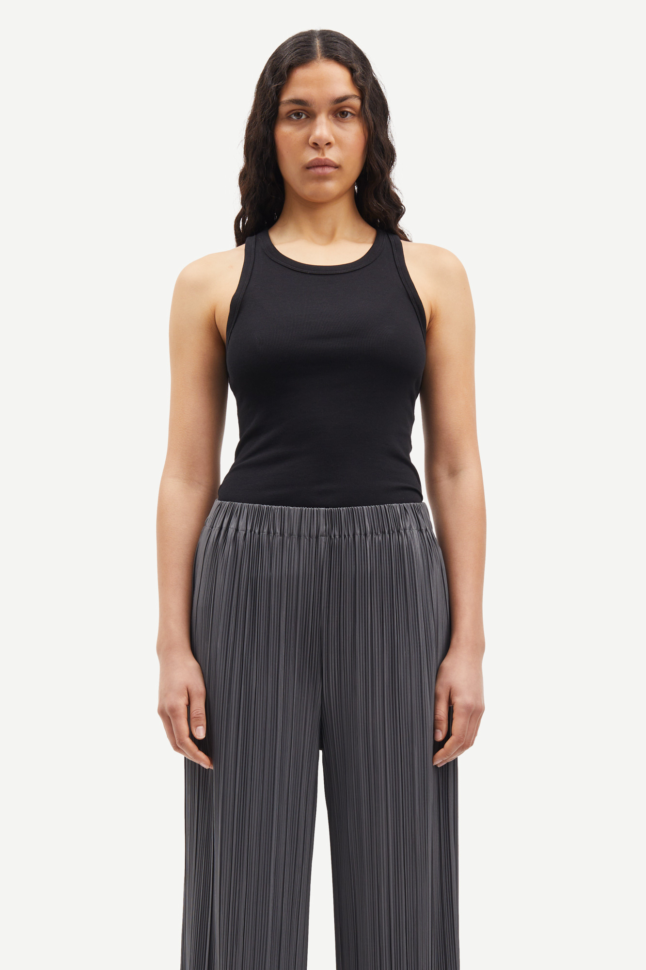 Samsoe Samsoe Uma trousers Gray pinstipe