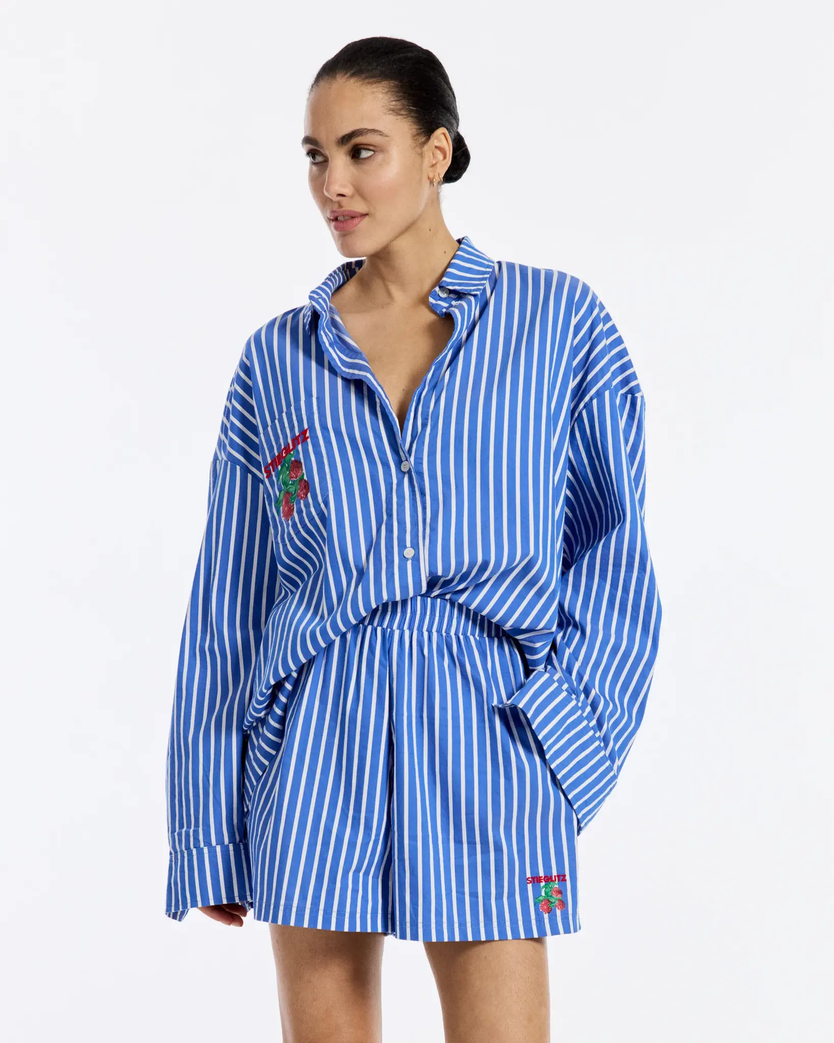 Stieglitz Armine short Blue