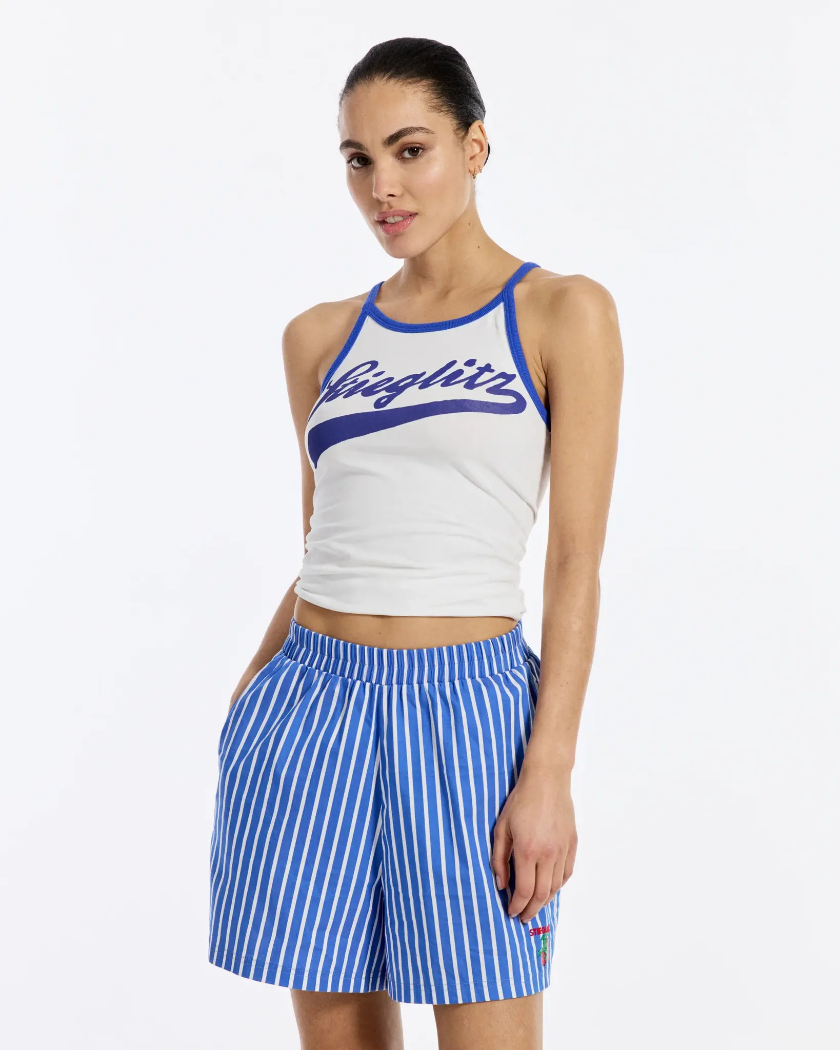 Stieglitz Armine short Blue