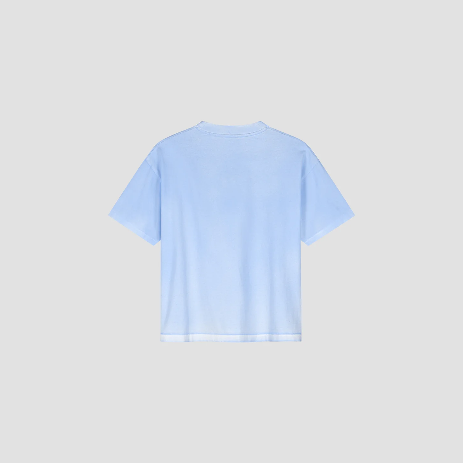 OLAF Sprayed boxy tee Surf blue