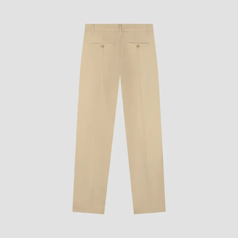 OLAF Tailored straight pants Sand