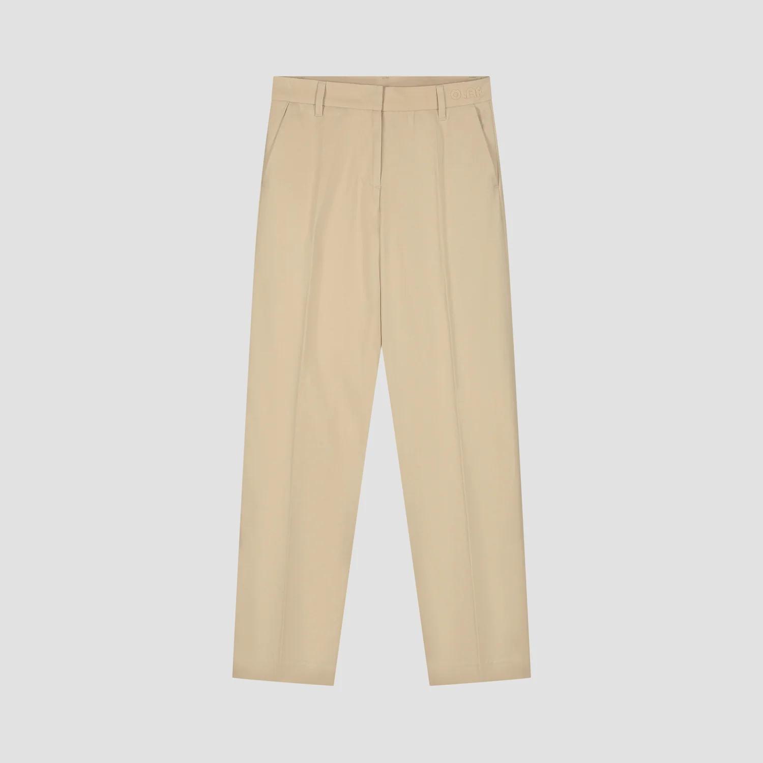 OLAF Tailored straight pants Sand