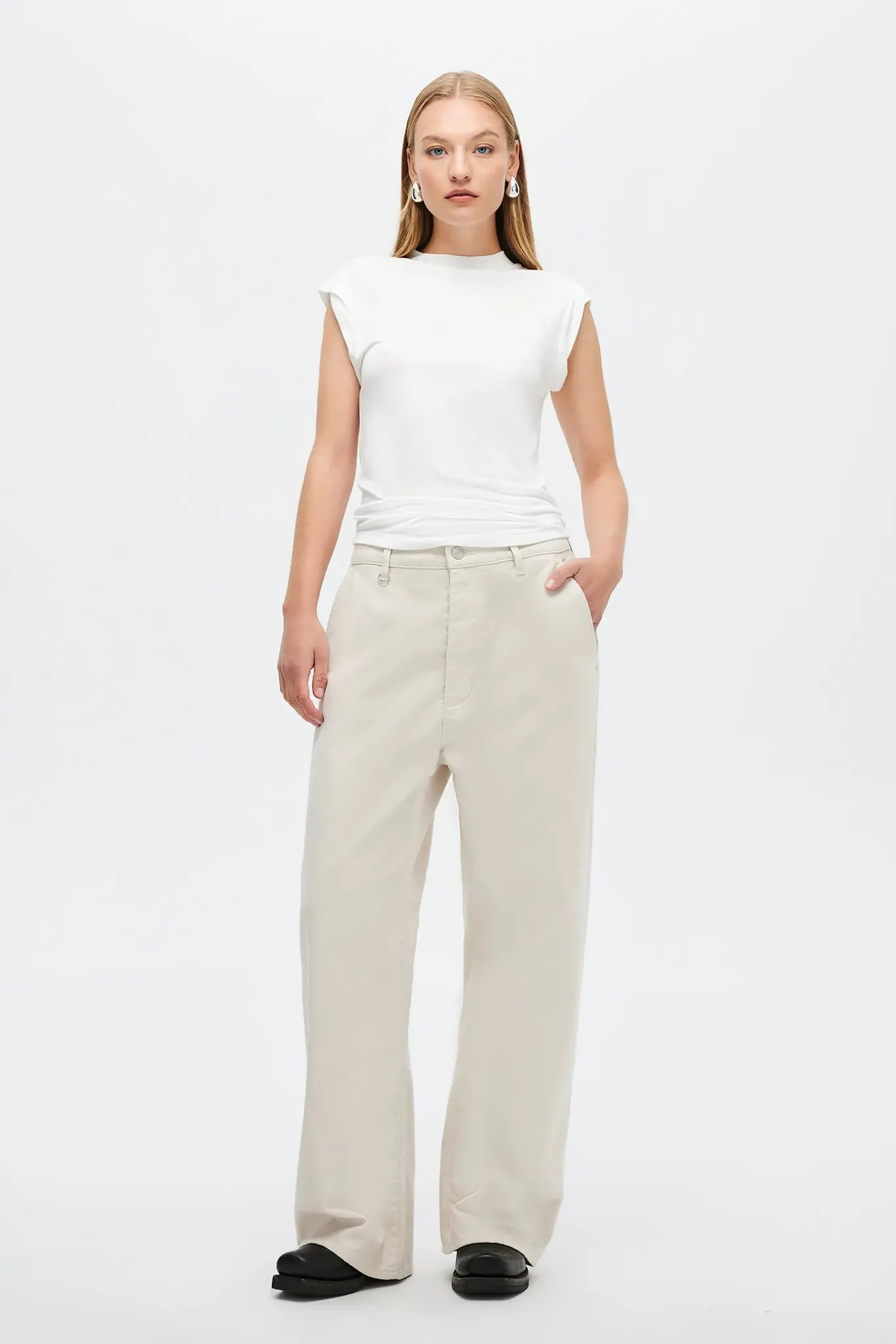 Neuw Yoko baggy pant Bone