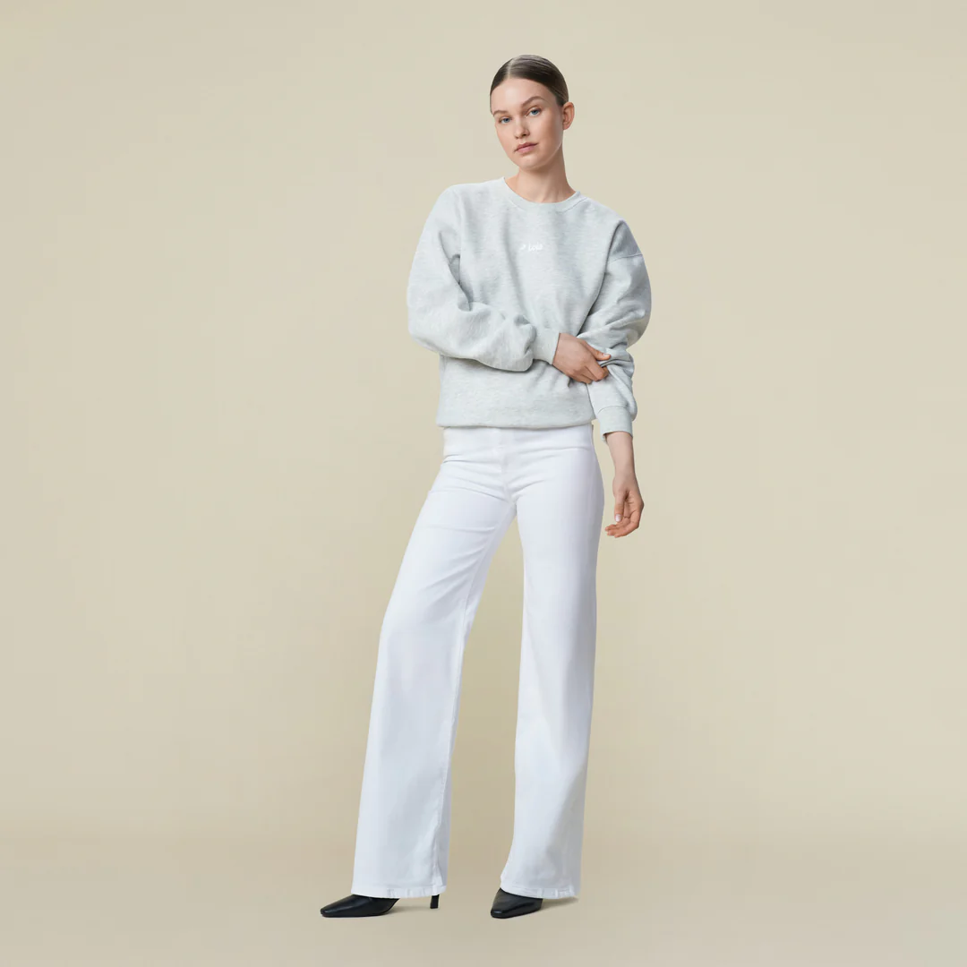 Lois Lio sweater Light grey melange