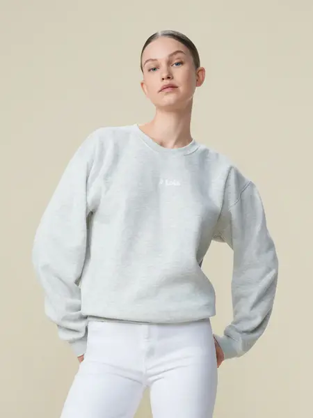 Lois Lio sweater Light grey melange
