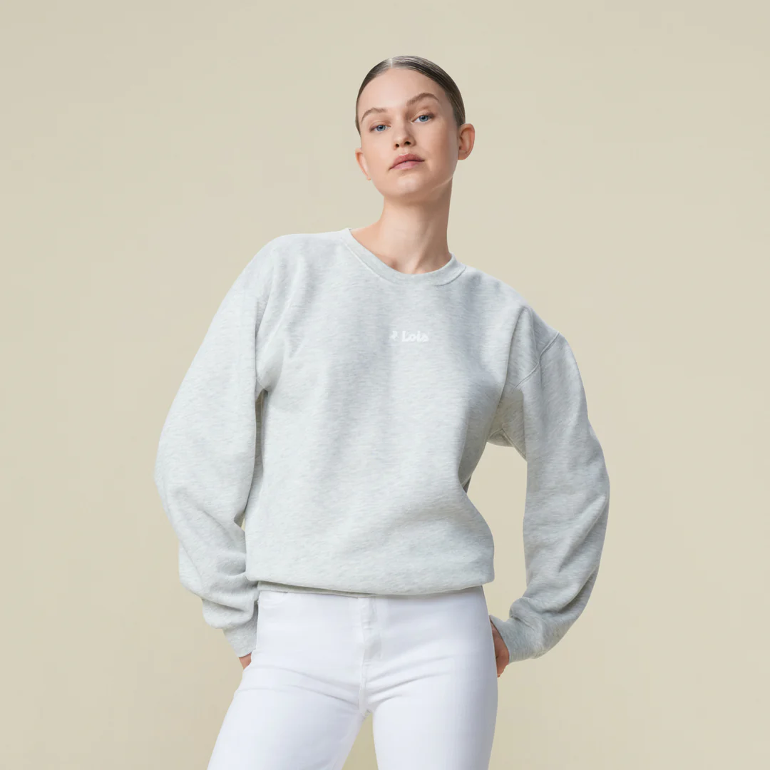 Lois Lio sweater Light grey melange