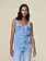 Lois Kenya denim vest / top Vintage bleach