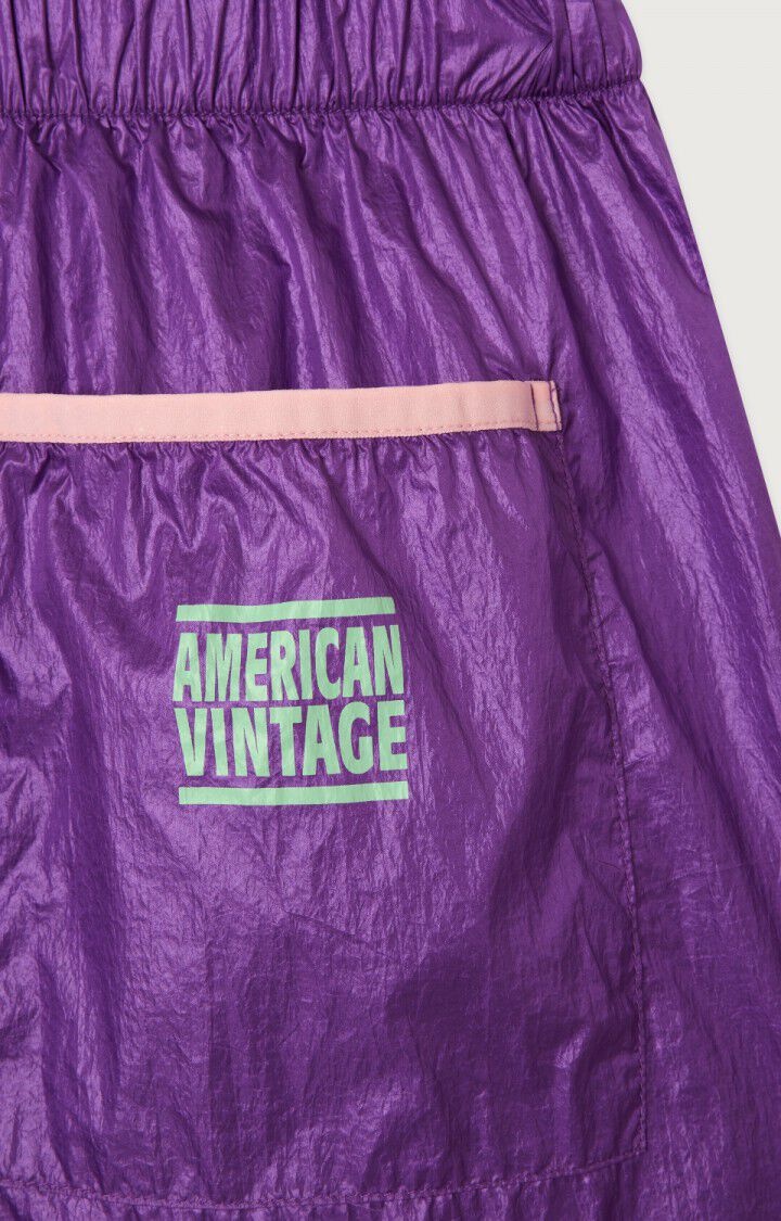 American Vintage WAV10AE Glanzende jogging broek Amethyste