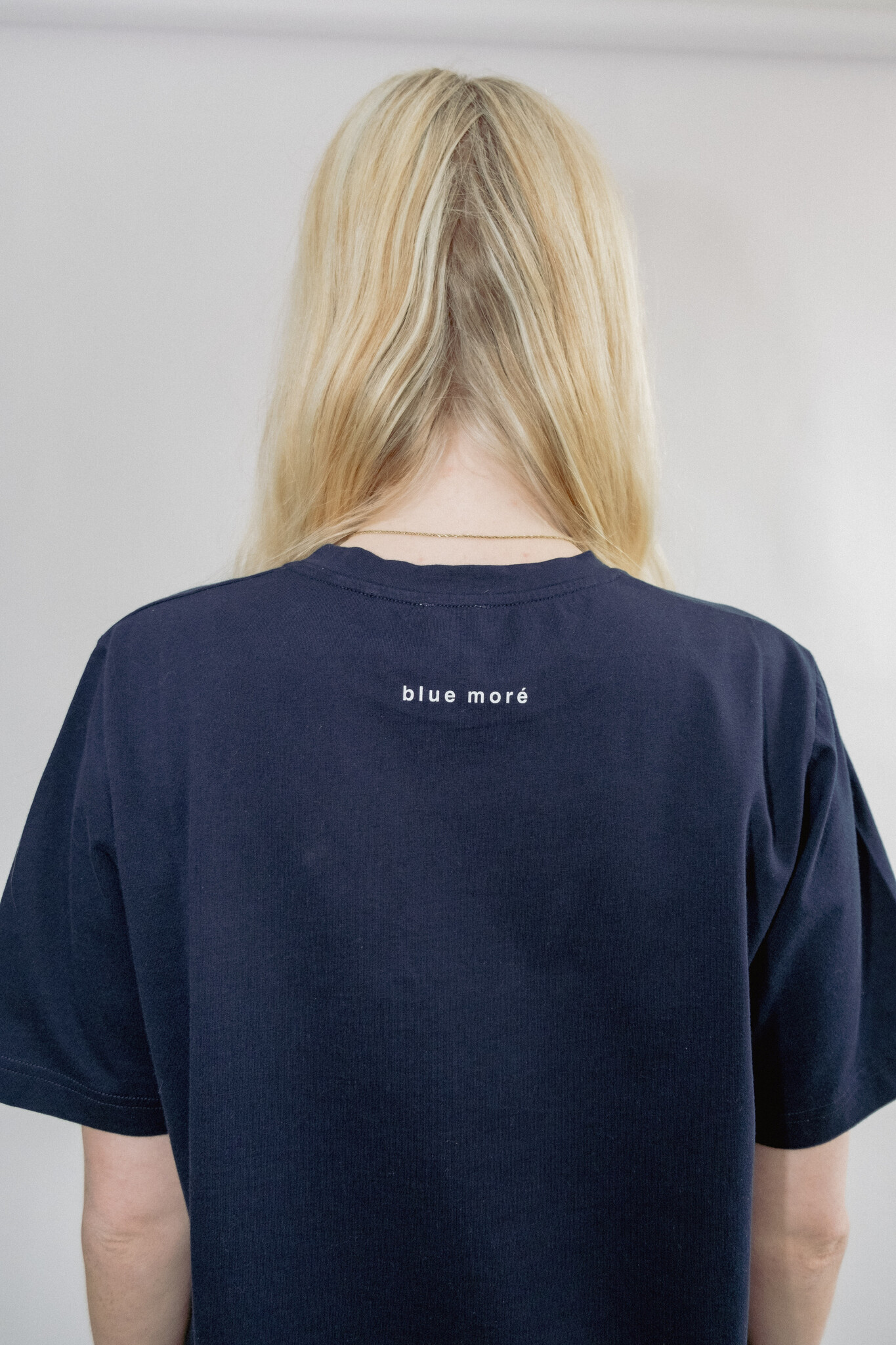 BLUE MORÉ Dear Frank t-shirt Navy