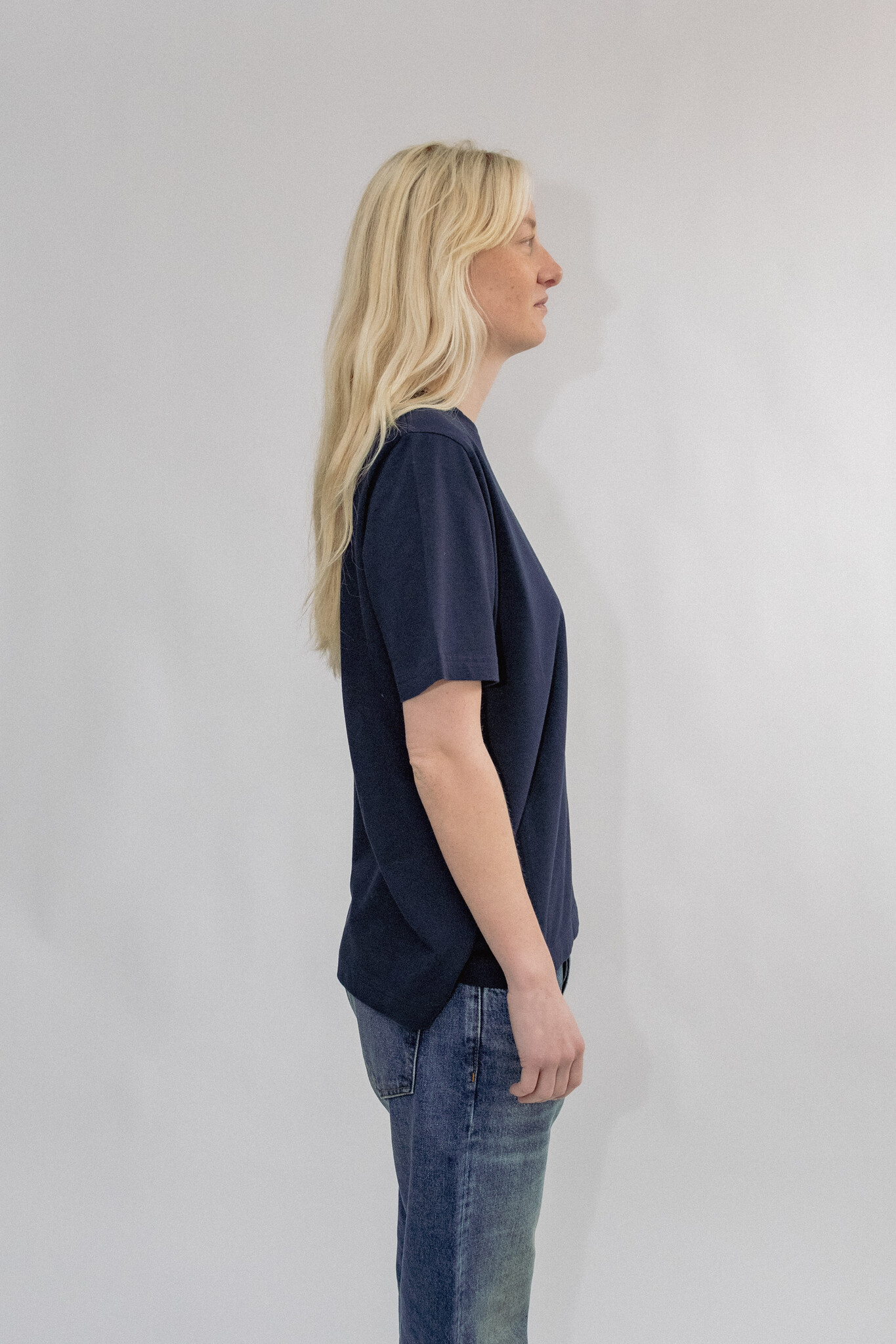 BLUE MORÉ Dear Frank t-shirt Navy