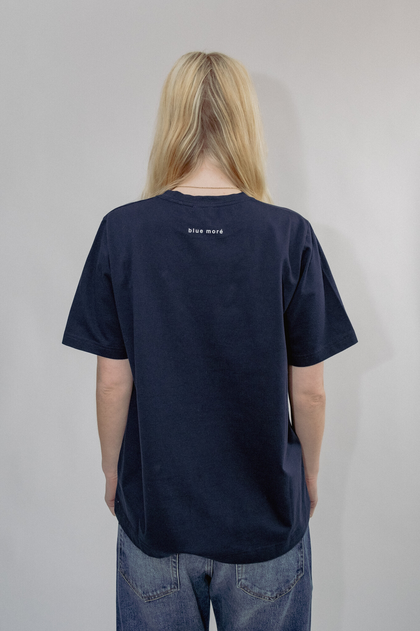 BLUE MORÉ Dear Frank t-shirt Navy