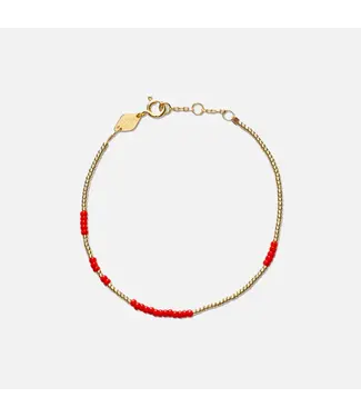 Anni Lu Asym armband Red